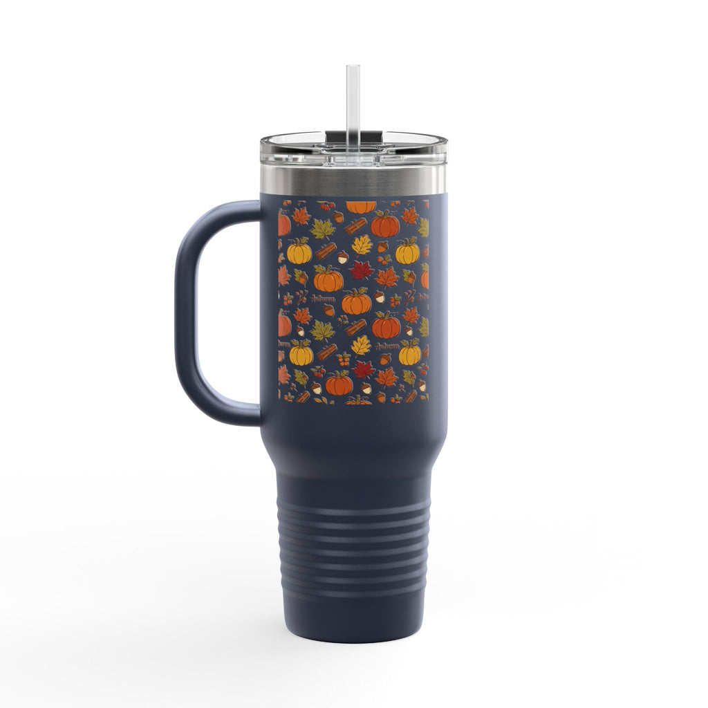 Thermo Trink Becher Herbst Kürbis
