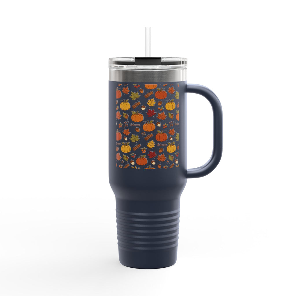 Thermo Trink Becher Herbst Kürbis