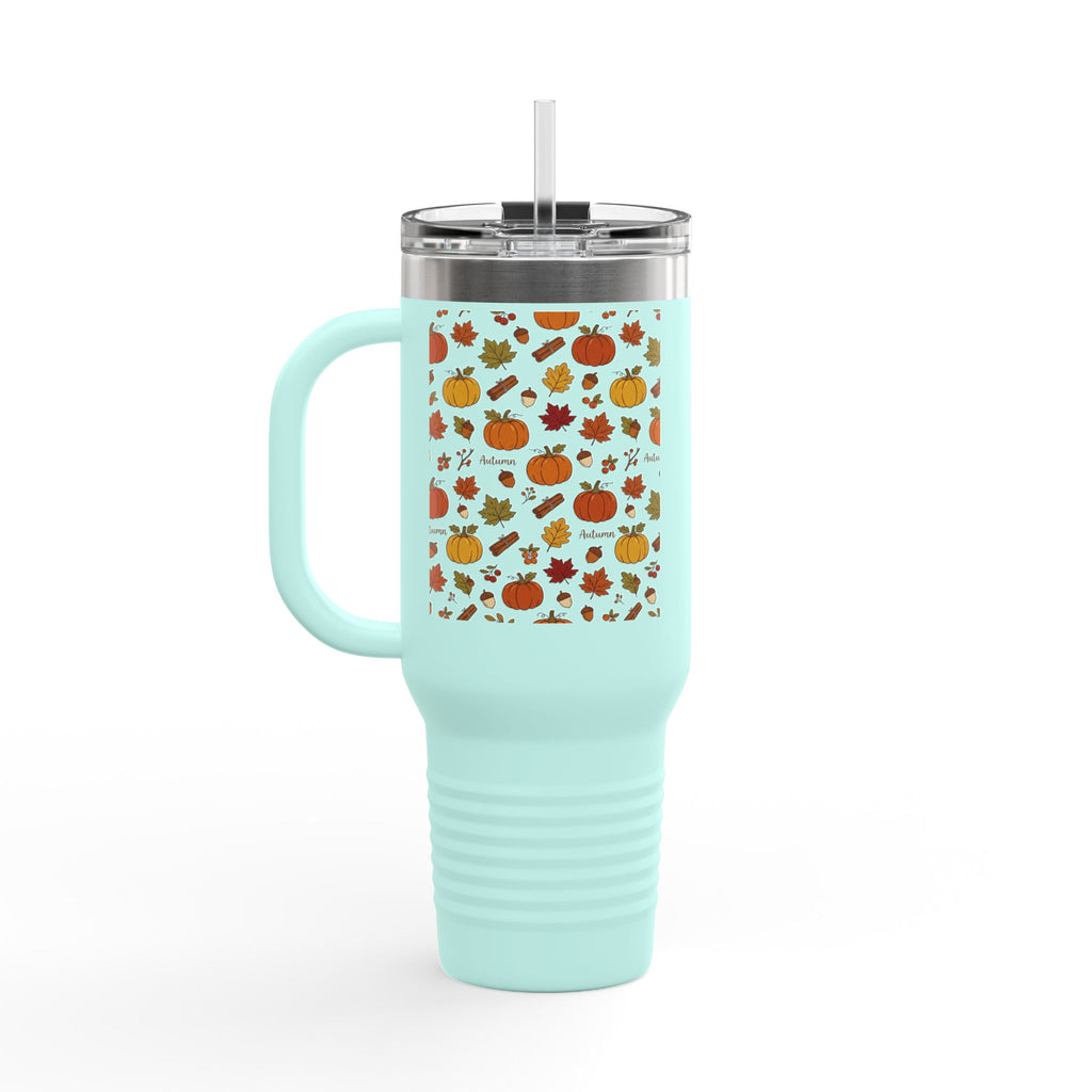 Thermo Trink Becher Herbst Kürbis
