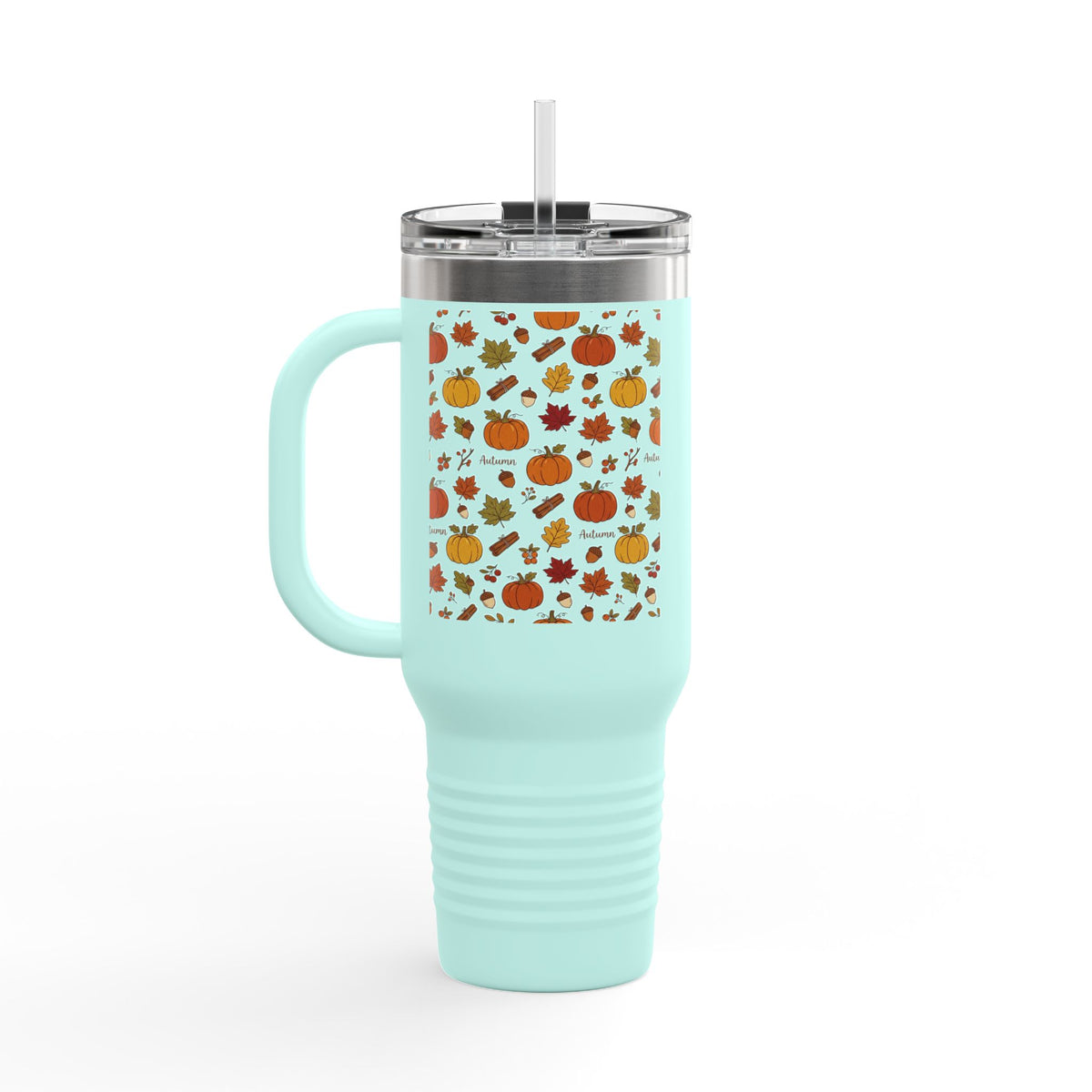 Thermo Trink Becher Herbst Kürbis