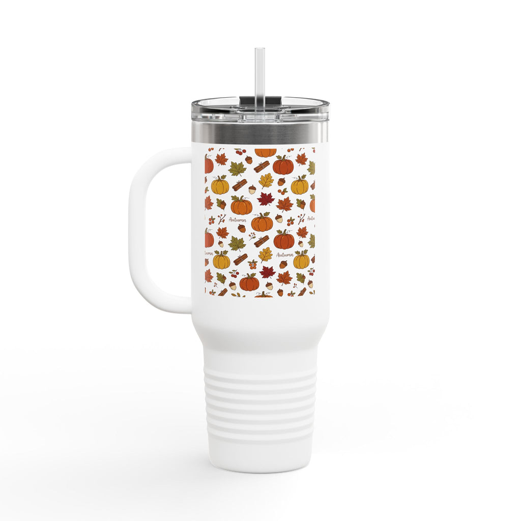 Thermo Trink Becher Herbst Kürbis