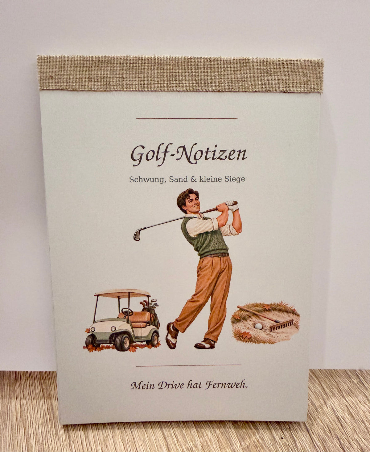 Notizblock A6 Golf, Fairway & Sprüche, Notizen