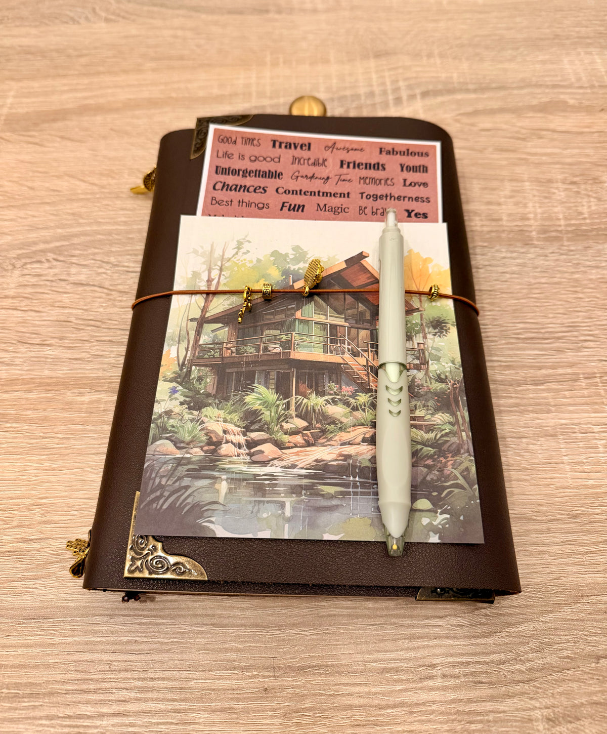 Einzigartiges PU Leder Notizbuch A5