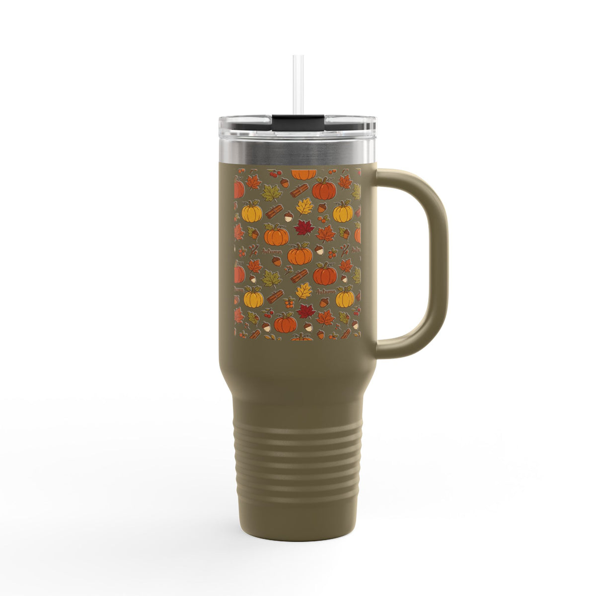 Thermo Trink Becher Herbst Kürbis