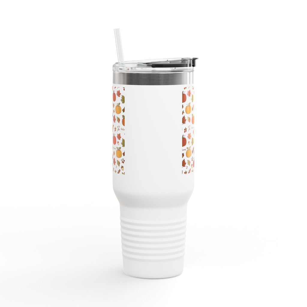 Thermo Trink Becher Herbst Kürbis