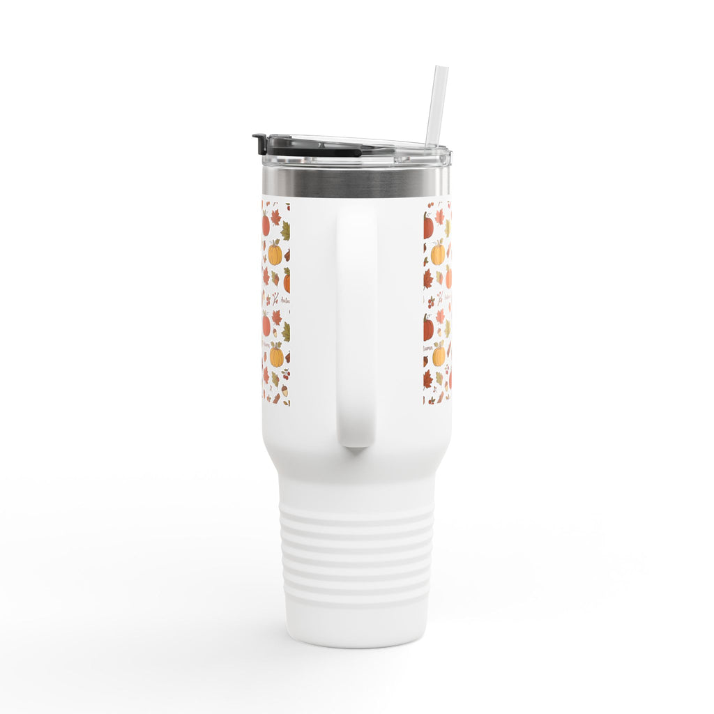 Thermo Trink Becher Herbst Kürbis