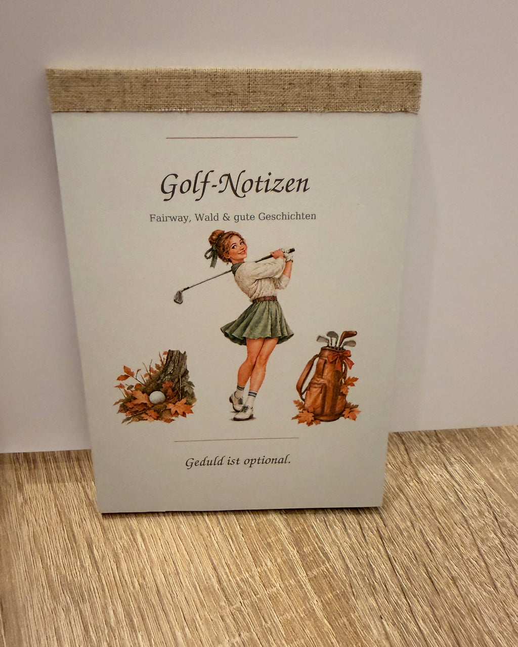 Notizblock A6 Golf, Fairway & Sprüche, Notizen