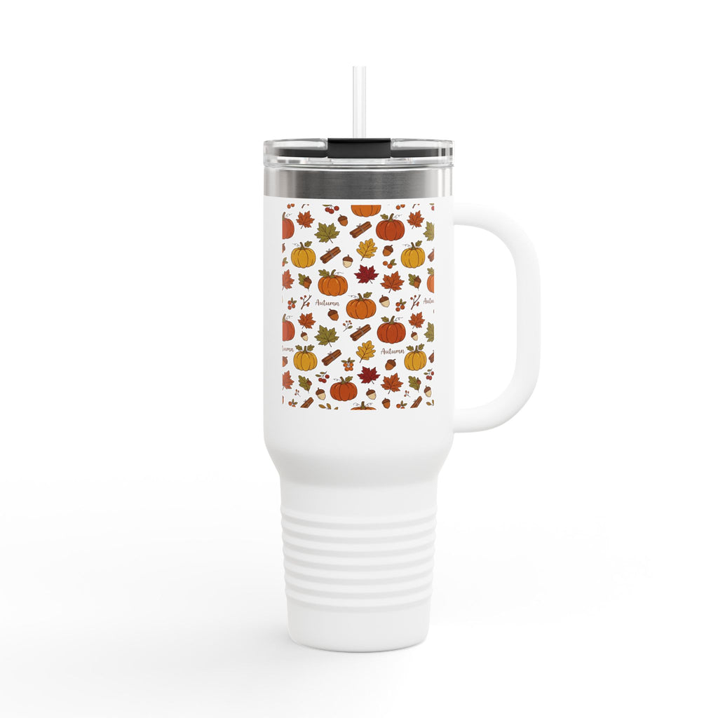 Thermo Trink Becher Herbst Kürbis